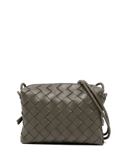Bottega Veneta Women Loop Mini Leather Crossbody Bag In Multi