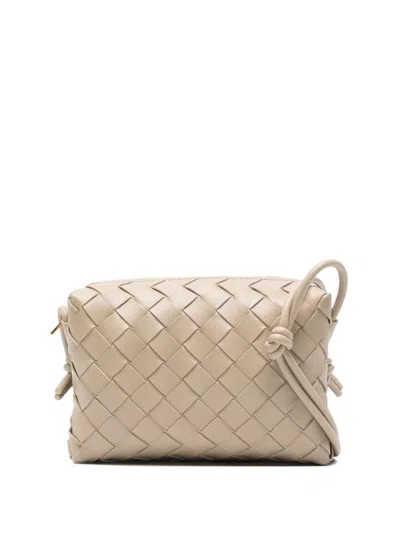 Bottega Veneta Women Loop Mini Leather Crossbody Bag In Multi