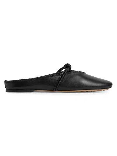 Bottega Veneta Lagoon Nappa Leather Knotted Mary Jane Ballerina Mules In Multi