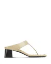Bottega Veneta Marella Leather Thong Slide Sandals In Butterscotch