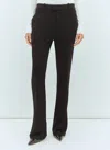 Bottega Veneta Women Matt Flared Pants In Black