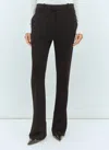 Bottega Veneta Women Matt Flared Pants In Black