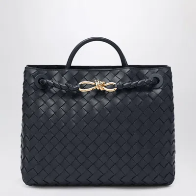 Bottega Veneta Women Medium Andiamo Bag In Midnight Blue