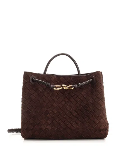 Bottega Veneta Medium Andiamo Bag In Burgundy