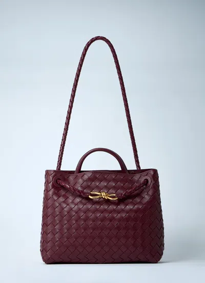 Bottega Veneta Women Medium Andiamo Handbag In Purple