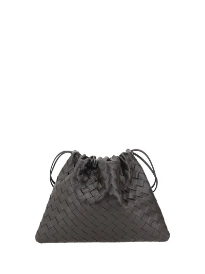 Bottega Veneta Women Medium Clutch Bag In Brown
