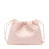 Bottega Veneta Women Medium Dustbag Intrecciato Pouch In Pink