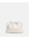 Bottega Veneta Women Medium Dustbag Intrecciato Pouch In White