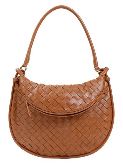 Bottega Veneta Women's Medium Gemelli In Brown