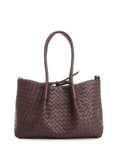 Bottega Veneta Pinacoteca Tote Bag In Red