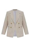Bottega Veneta Double-breasted Viscose And Silk Jacket