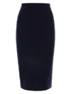 Bottega Veneta Women's Midnight Cashmere Blend Skirt