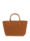 Bottega Veneta Women Mini Cabat Handbag In Brown