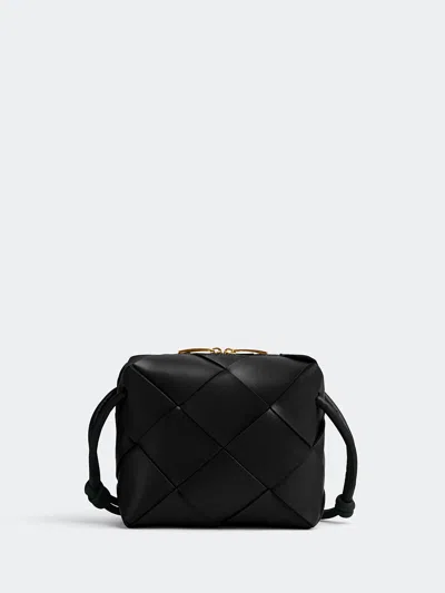 Bottega Veneta Women Mini Cassette Camera Bag In Black