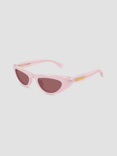 Bottega Veneta Women's Mini Curvy 51mm Cat-eye Sunglasses In Brown