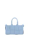 Bottega Veneta Women Mini East-west Arco Tote Handbag In Blue