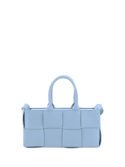 Bottega Veneta Women Mini East-west Arco Tote Handbag In Blue