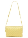Bottega Veneta Women's Mini East-west Intrecciato Leather Shoulder Bag In Sherbert