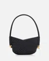 Bottega Veneta Women Black Nappa Leather Mini Solstice Shoulder Bag In Black