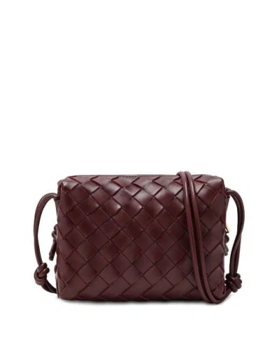 Bottega Veneta Women's Mini Loop Camera Bag In Burgundy