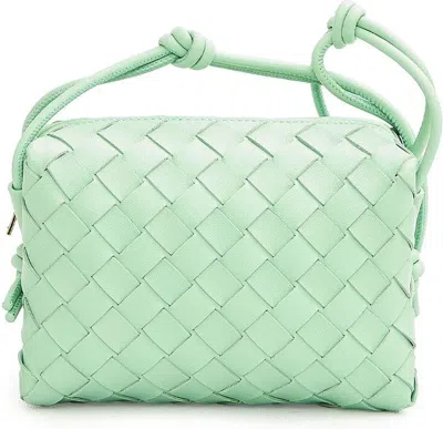 BOTTEGA VENETA WOMEN'S MINI LOOP LEATHER CAMERA BAG