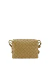 Bottega Veneta Loop Intrecciato Nappa Leather Mini Bag In Yellow