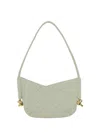 Bottega Veneta Women Mini Solstice Shoulder Bag In White