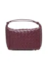 Bottega Veneta Mini Wallace Intrecciato Leather Top Handle Bag In Multi