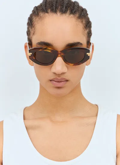 BOTTEGA VENETA BOTTEGA VENETA WOMEN MITRE OVAL SUNGLASSES