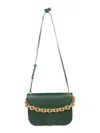 Bottega Veneta Mount Leather Bag In Green