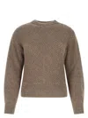 Bottega Veneta Chevron Knit Sweater In Alpaca