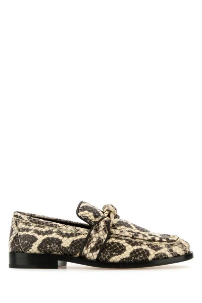 BOTTEGA VENETA BOTTEGA VENETA WOMEN MULTICOLOR LEATHER ASTAIRE LOAFERS