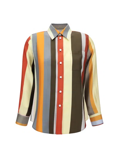 Bottega Veneta Women Multicolor Striped Shirt