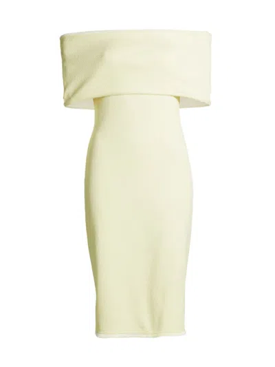 Bottega Veneta Women Crema Tech Nylon Dress In Neutral