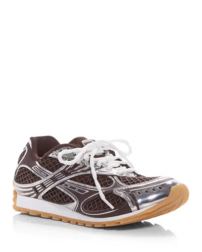 Bottega Veneta Women's Orbit Low Top Sneakers In Brown