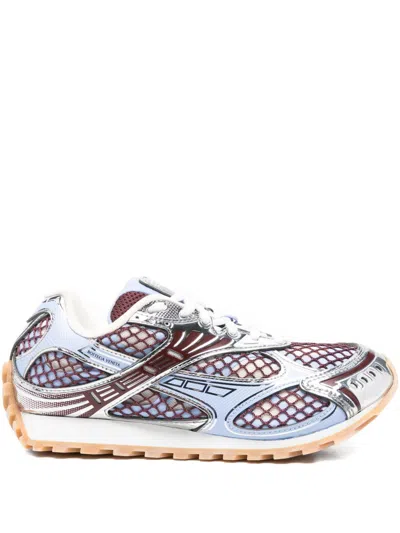 Bottega Veneta Orbit Sneakers Contrast Stitching Mesh Panels Rubber Sole In Multi