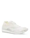 Bottega Veneta Orbit Transparent Runner Sneakers In Bianco