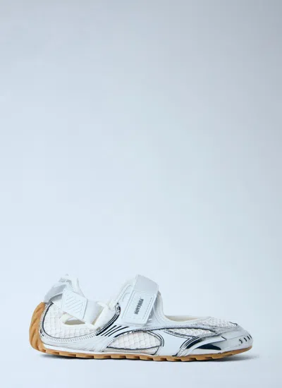 Bottega Veneta Women Orbit Sneakers In Silver