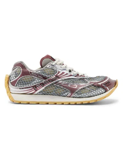 Bottega Veneta Orbit Metallic Net Runner Sneakers In Multi