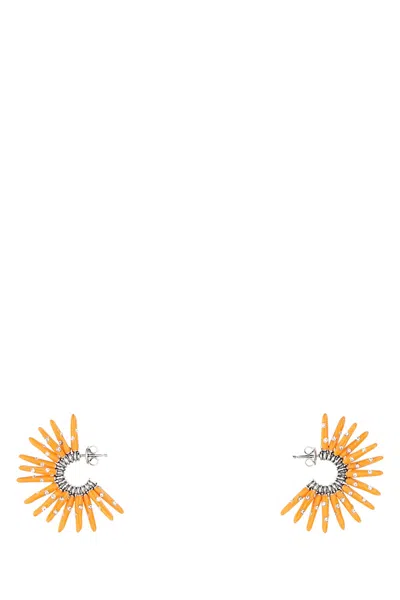 Bottega Veneta Embellished Earrings In Multicolor