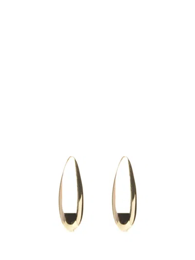 Bottega Veneta Women Oval Earrings In Gold