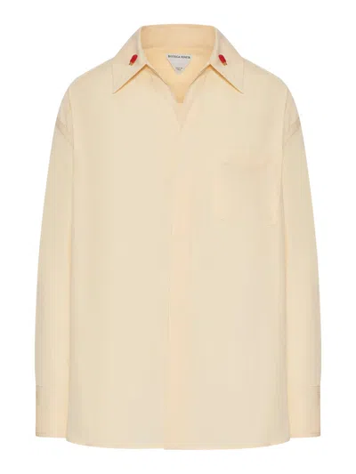BOTTEGA VENETA BOTTEGA VENETA WOMEN OVERSIZED COTTON AND SILK SHIRT