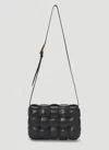 Bottega Veneta Padded Cassette Leather Shoulder Bag In Black