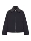 Bottega Veneta Women Padded Jacket In Matt Nylon In Black