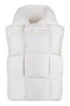 Bottega Veneta Intreccio Padded Vest In White