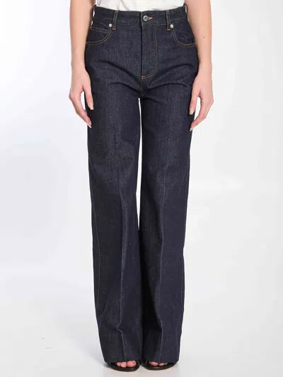 Bottega Veneta Women Palazzo Jeans In Blue