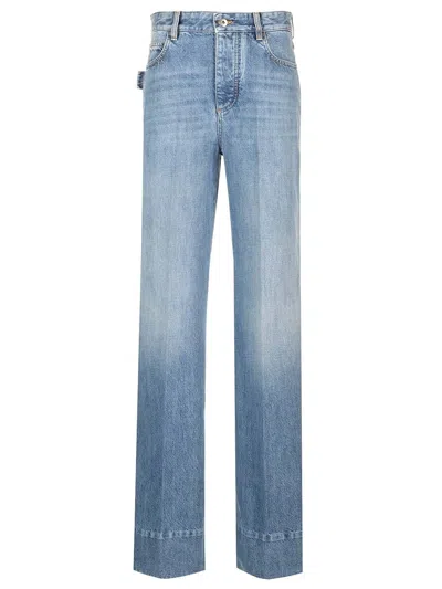 Bottega Veneta Women Palazzo Jeans In Blue