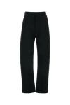 Bottega Veneta Pleated Cotton-twill Wide-leg Pants In Multicolor