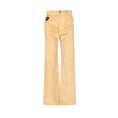 Bottega Veneta Women Pants In Yellow
