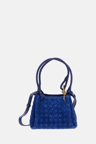 Bottega Veneta Women Parachute Small Bag In Blue